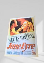 映画ポスター風ポストカード『Jane Eyre』