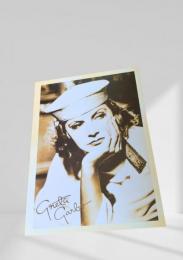 セピア写真ポストカード『Greta Garbo』