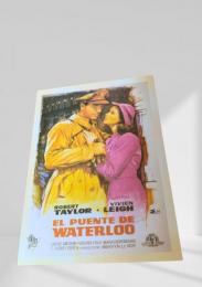 映画ポスター風ポストカード『哀愁（Waterloo Bridge）』