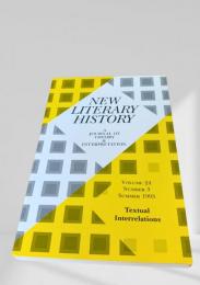 New Literary History Vol. 24 No.3（ニュー・リテラリー・ヒストリー 第24巻 第3号）