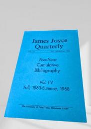 James Joyce Quarterly Vol.1 5（ジェイムズ・ジョイス季刊 第15巻）1968