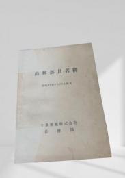 山林部員名簿