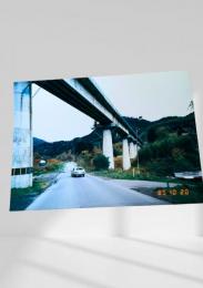 1985年10月15日 橋と工場施設風景写真