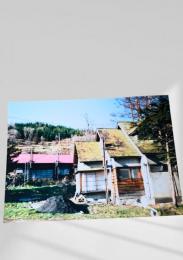1986年5月3日 木造平屋建ての古民家写真