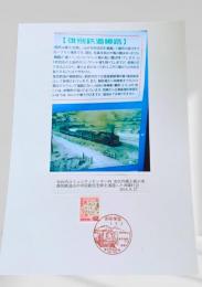 布伏内郷土展示室 雄別鉄道山の手炭鉱住宅街を通過した貨物付近