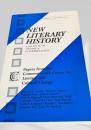 New Literary History Vol. 22, No. 4  第22巻第4号（1991年秋）