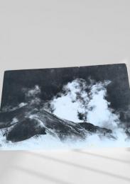 登別温泉 地獄谷絵葉書（噴煙風景）
