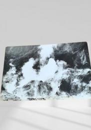 登別温泉 地獄谷絵葉書（俯瞰噴煙）