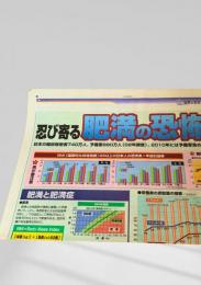 北海道新聞 世界と図解シリーズ 大図解  忍び寄る肥満の恐怖  2004.9.6
