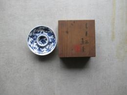 青華磁杯台　清風与平作