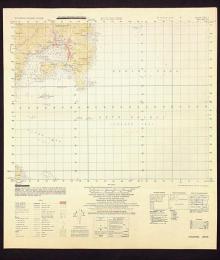 地形図　四国　香川　草壁(左側　小豆郡)　50000分の1　1枚