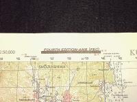 地形図　四国　香川　草壁(左側　小豆郡)　50000分の1　1枚