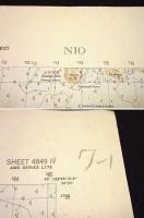 地形図　四国　香川 仁尾町(真ん中寄り下部　三豊市)　50000分の1　1枚