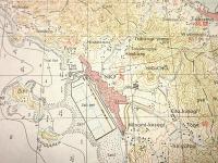 地形図　四国　香川 仁尾町(真ん中寄り下部　三豊市)　50000分の1　1枚