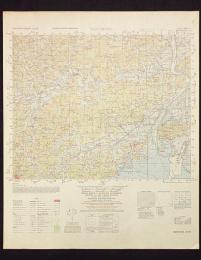 地形図　岡山　玉島地区(右寄り下　倉敷市)　50000分の1　1枚
