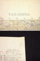 地形図　岡山　玉島地区(右寄り下　倉敷市)　50000分の1　1枚