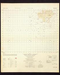地形図　九州　鹿児島　手打(右側上部　薩摩川内市)　50000分の1　1枚