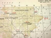 地形図　九州　鹿児島　手打(右側上部　薩摩川内市)　50000分の1　1枚