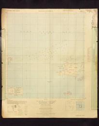 地形図　沖縄　西表島　日本語表記なし　25万分の1　1枚