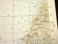 地形図　九州　熊本　魚貫崎　50000分の1　1枚