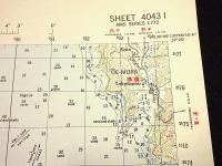 地形図　九州　熊本　魚貫崎　50000分の1　1枚