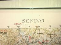 地形図　九州　鹿児島　川内　50000分の1　1枚