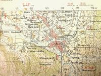 地形図　九州　鹿児島　川内　50000分の1　1枚