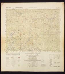 地形図　九州　熊本　八方ヶ岳(菊池市)　50000分の1　1枚
