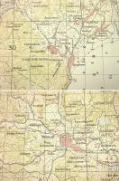 地形図　九州　鹿児島　加治木(右側　姶良市)　50000分の1　1枚