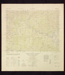 地形図　九州　熊本　佐敷(左端上　葦北郡)　50000分の1　1枚