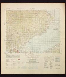 地形図　九州　長崎　諫早(左側下)　50000分の1　1枚