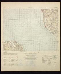 地形図　九州　熊本　長洲(右側　玉名郡)　50000分の1　1枚