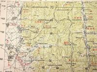 地形図　九州　熊本　山鹿(右寄り下部)　50000分の1　1枚