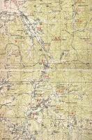 地形図　九州　熊本　山鹿(右寄り下部)　50000分の1　1枚