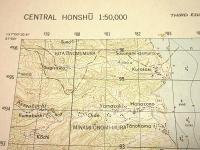 地形図　富山　虻ガ島(氷見市)　50000分の1　日本語表記なし　1枚