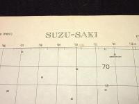 地形図　石川　珠洲崎(珠洲市)　50000分の1　1枚