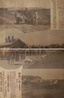 号外　満洲事変　寛城子画報　20日本社特派員撮影　1.寛城子を引き揚げ南嶺に向はんとする…他　1枚
