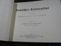 Deutscher Kulturatlas　Band1-5　1:Vorzeit Und Fruhzeit Bis Z. Je 1000 N. Chr.　2:Vom Ritter Zum Patrizier　3:Vom Humanismus Zum Rokoko 4:Von Goethe Bis Bismarck　5:Kaiserreich Und Weltkrieg
