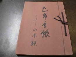 色紙手帳　こけしの素顔