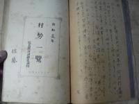 福島県河沼郡広瀬村 地誌的研究　付 昭和十三年村勢一覧