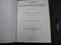 Berliner Klinische Wochenschrift Organ Fur Praktische Arzte 1.Band 1912