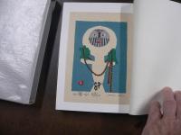 山の出べそ　限定版 畦地梅太郎画文集　27/100部　木版画、書名つき