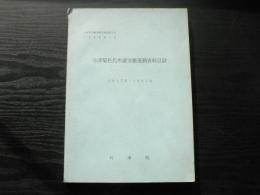 今津菊松氏所蔵労働運動資料目録