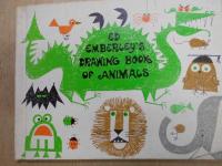 Ed Emberley's drawing post card book of animals　洋書絵本　英語