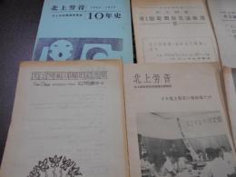 北上労音（北上勤労者音楽協議会）冊子まとめ、 機関誌、定期総会議案書、10年史