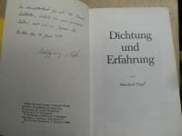 Dichtung und Erafarung  German Edition) Paperback  ドイツ語