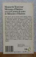ハドリアヌス帝の回想　マルグリット・ユルスナール　：　Mémoires d'Hadrien　　suivi de Carnets de notes de Mémoires d'Hadrien 〔フランス語〕