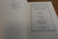 ウィリアム・スタイロン回顧録 見える暗闇  ：　Darkness Visible -A Memoir of Madness- William Styron　〔英語〕