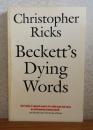 ベケットの最期の言葉　：　Beckett's Dying Words 〔洋書/英語〕
