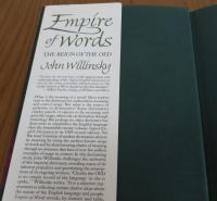 言葉の帝国  ジョン・ウィリンスキー  ：　Empire of words  -The Reign of the Oed-  〔英語〕